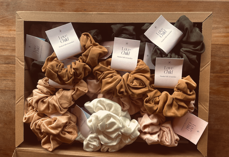 Washed Silk Scrunchie
