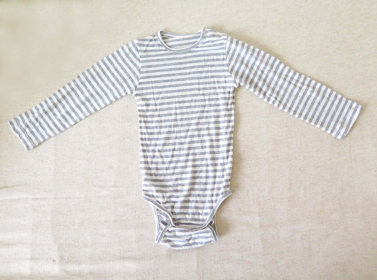 Striped Long Onesie