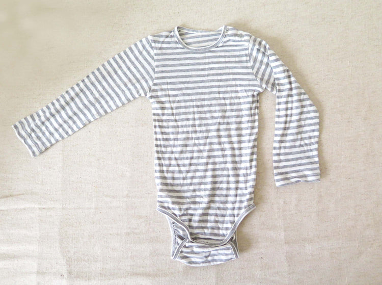 Striped Long Onesie