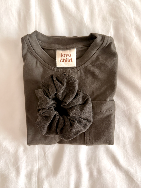 Washed Linen Scrunchie