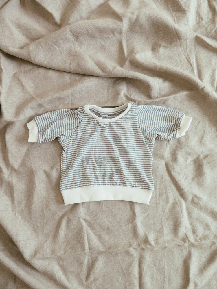 Striped Top \ White Trim